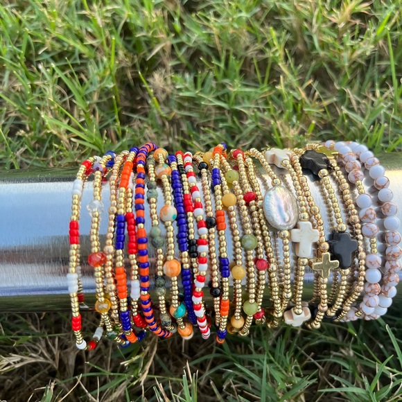 14k gold filled beaded bracelets - Picture 5 of 14